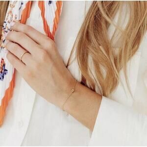 Curateur Marrin Costello x Rachel Zoe Gold Bracelet 
 7 Inch 14K Gold Plated NEW